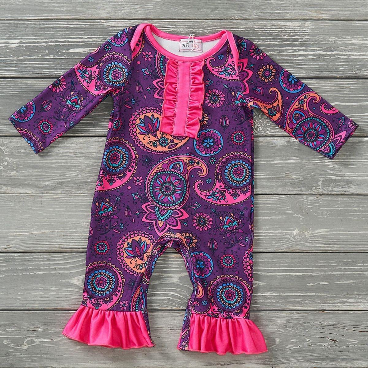 Paisley Perfection Infant Romper by Pete + Lucy