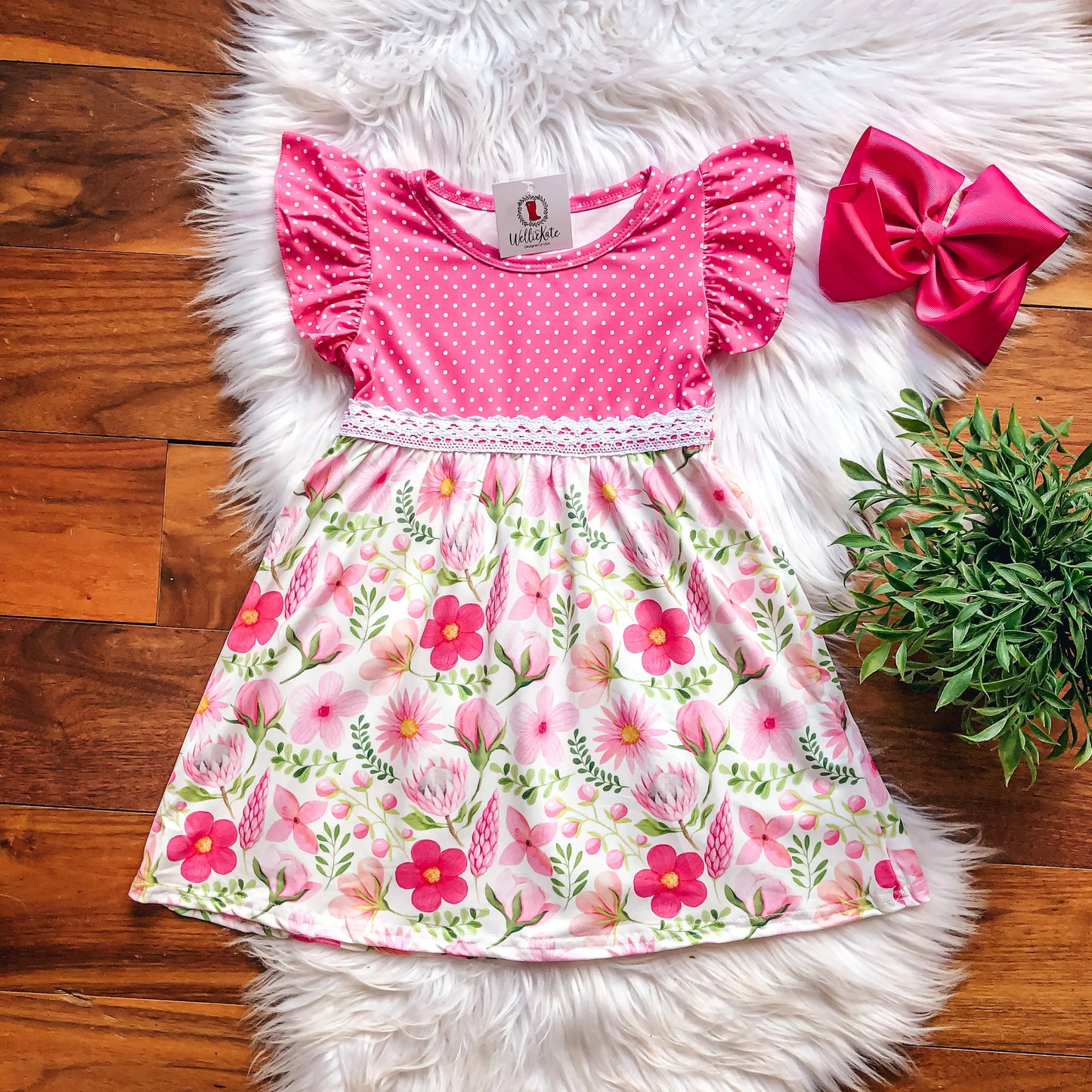 Wishful Flowers Dress by Wellie Kate