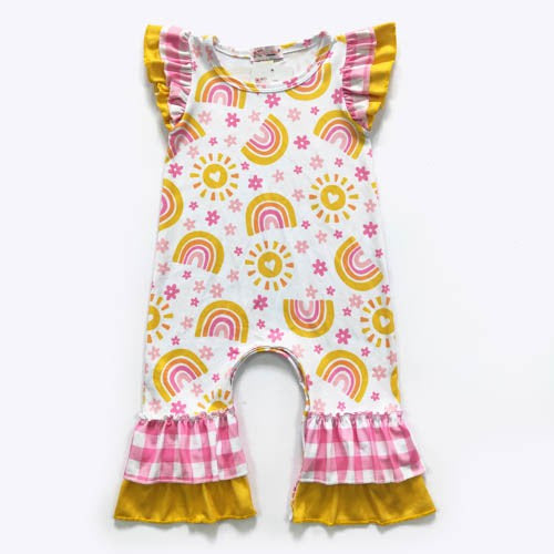 Sunny Rainbow Infant Romper by Clover Cottage