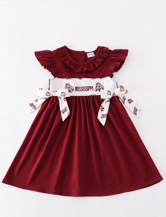 Maroon Mississippi Dress