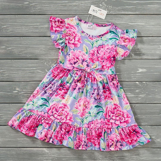 Pre-Order Blushing Peonies (Girls Dress) by Pete + Lucy