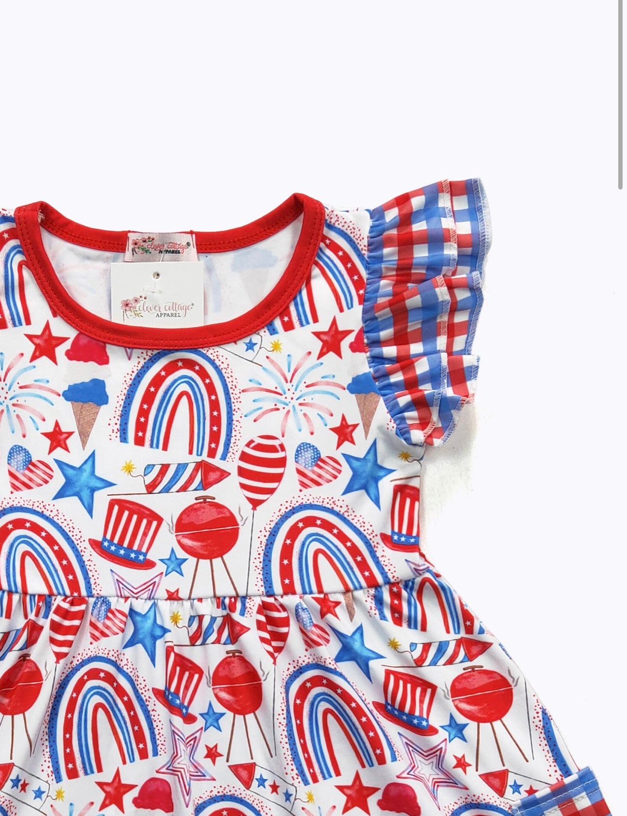 4th of July Dress by Clover Cottage