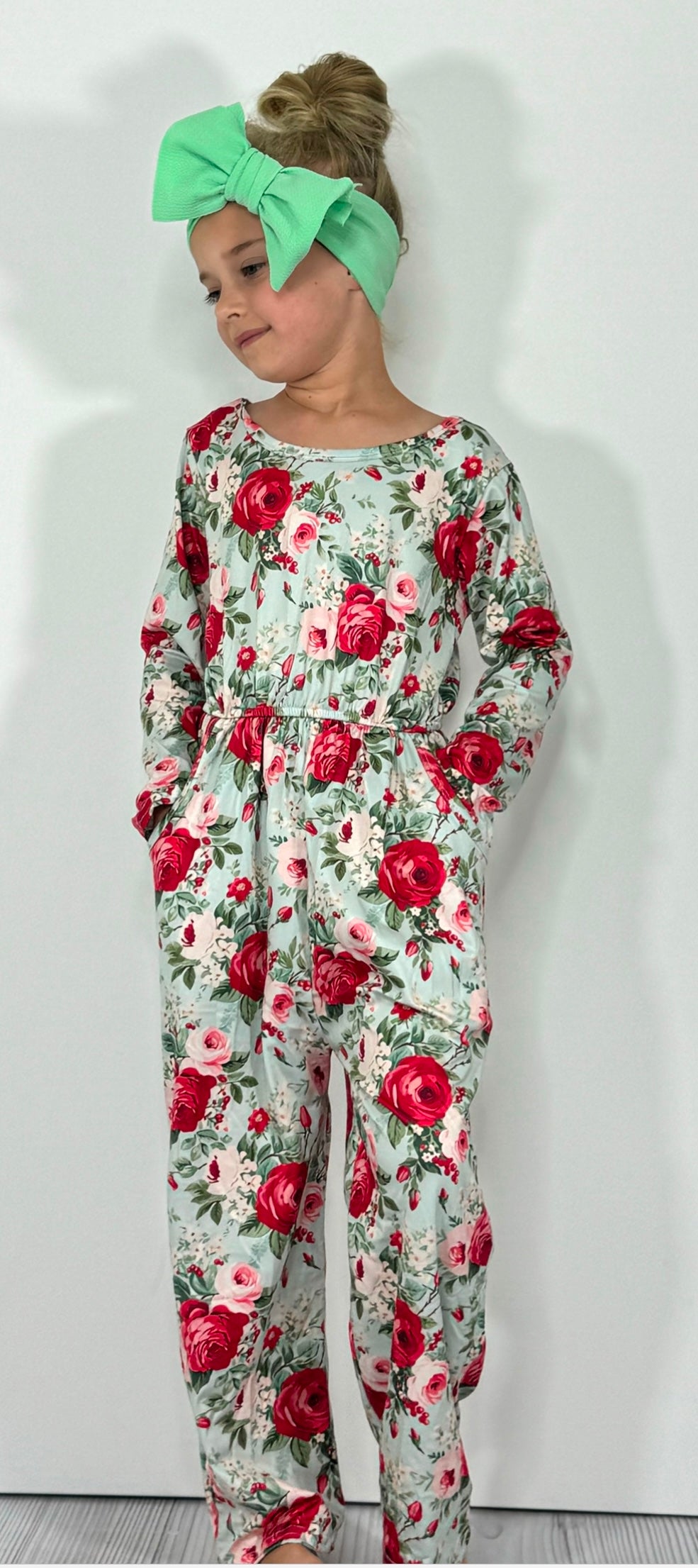 Roseberry Girls Romper By Clover Cottage