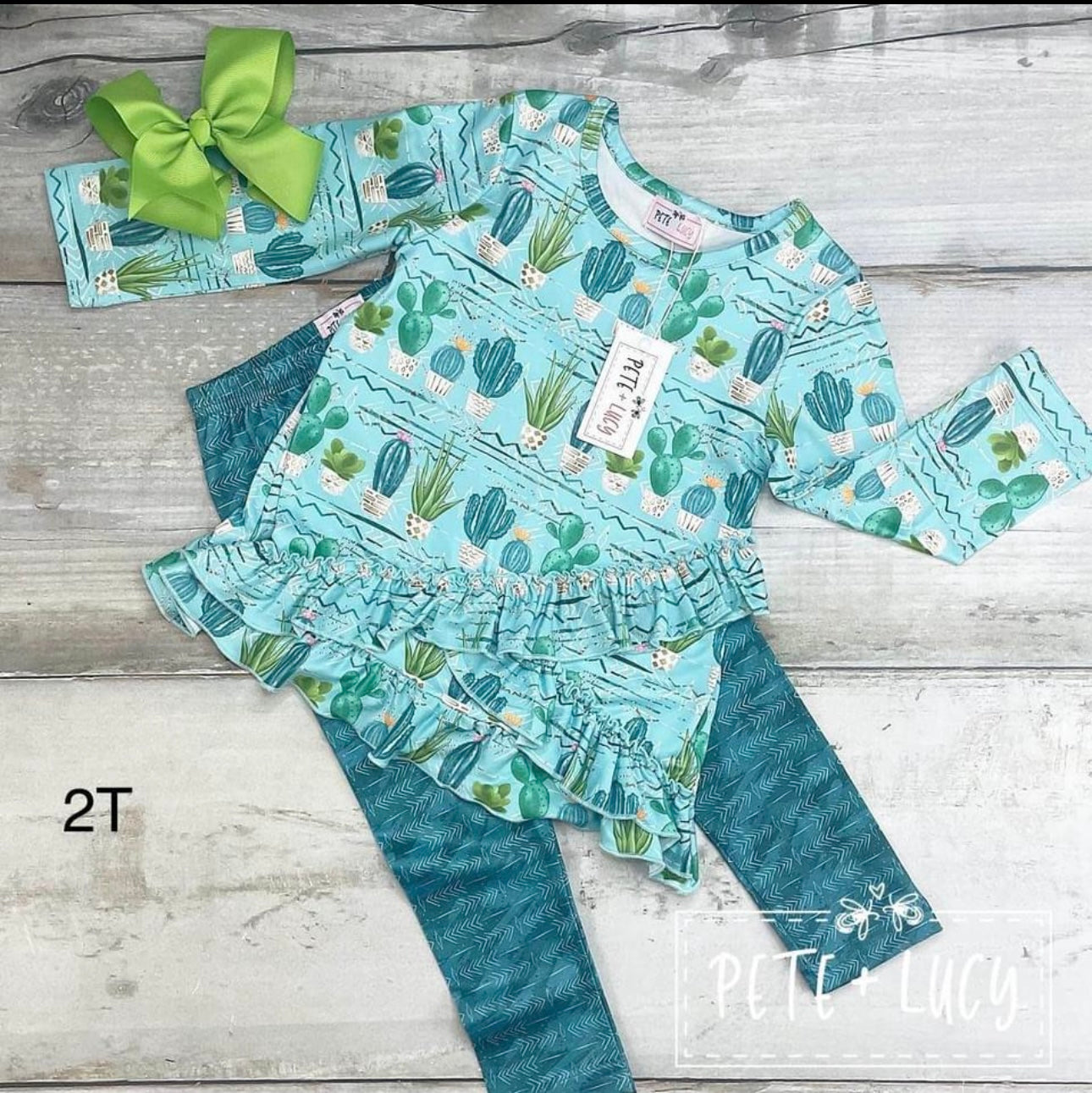 Prickly But Cute Pants Set by Pete + Lucy