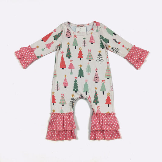 Festive Forest Infant Romper by Clover Cottage