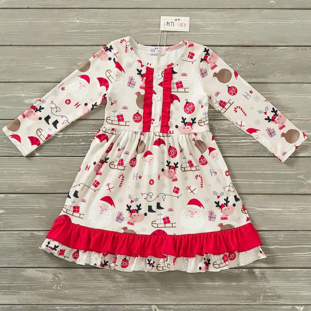 Pre-Order Santa’s Sleigh Dress by Pete + Lucy