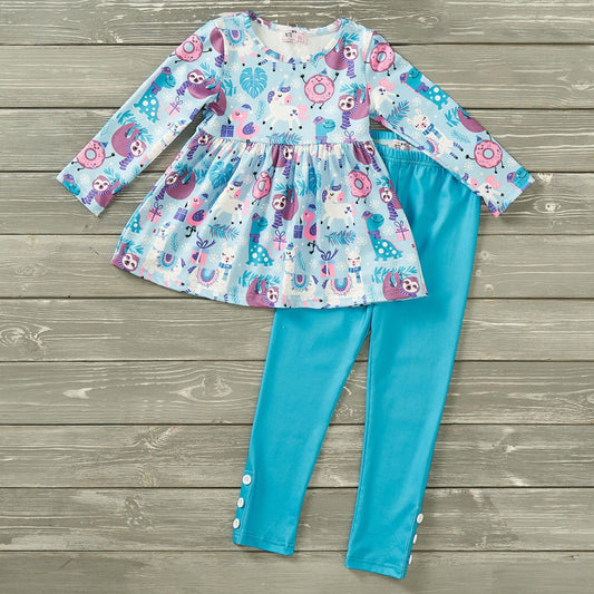 Christmas Friends Pants Set By Pete + Lucy