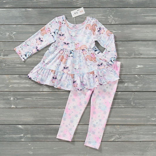Frosty Friends Pants Set by Pete + Lucy
