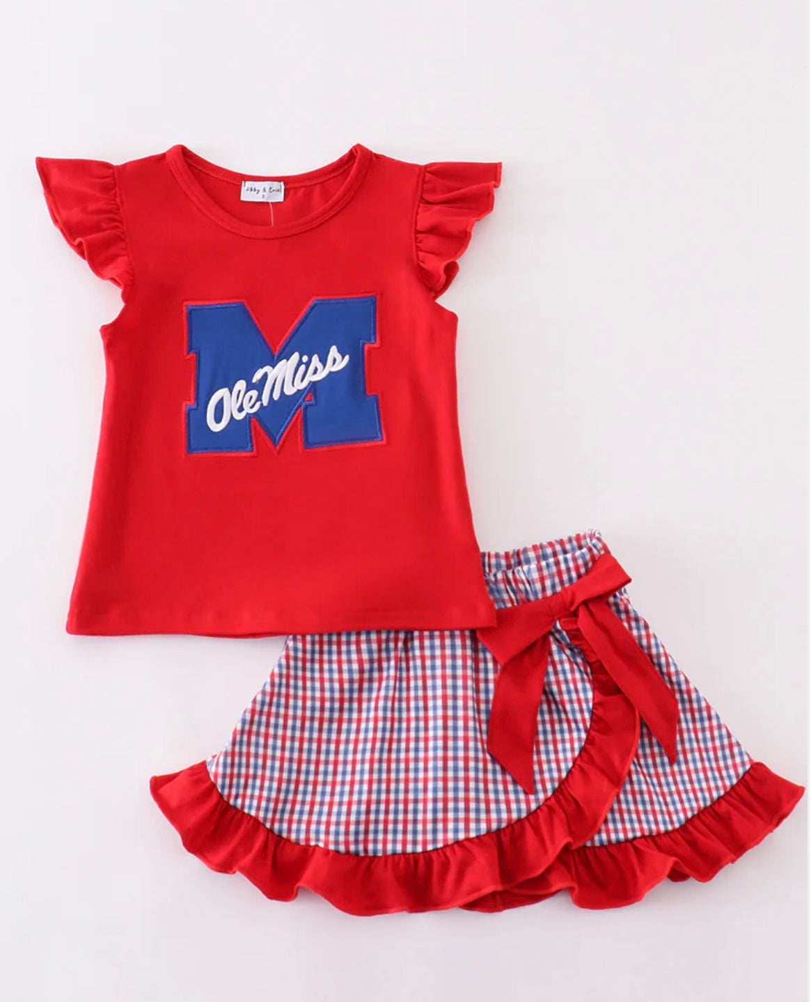 Red Ole Miss Skort Set