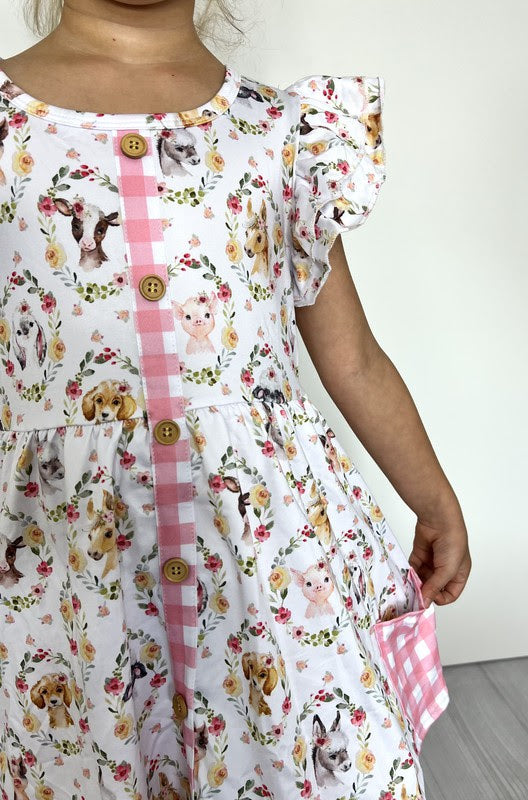 Farm Babies Dress by Clover Cottage