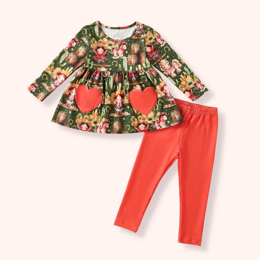 Howdy Darling Pants Set By Pete + Lucy