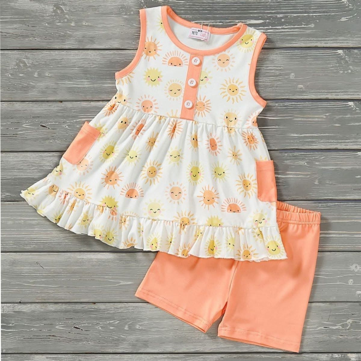 Pre-Order You Are My Sunshine Short Set by Pete + Lucy