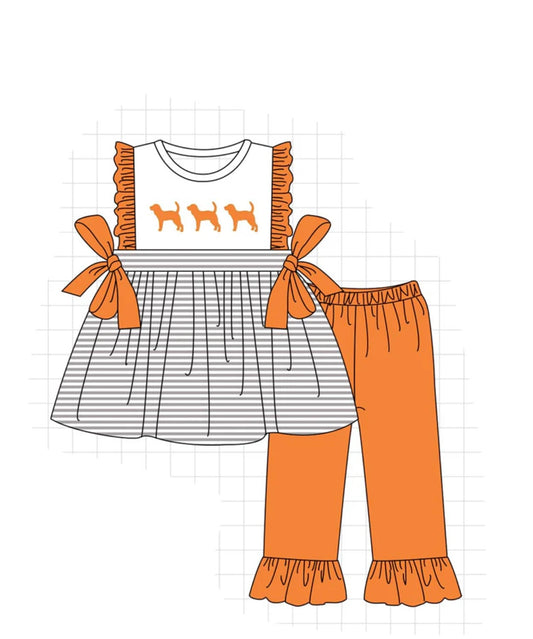 Pre-Order Orange Tennessee Striped Set