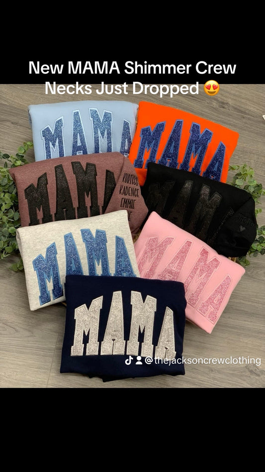 Mama Shimmer Crewneck