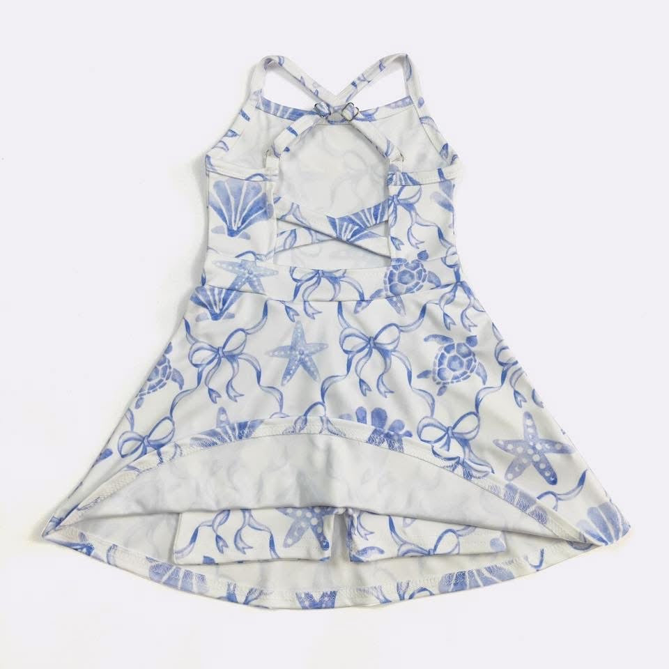 Seaside Coquette Athletic Dress By Clover Cottage