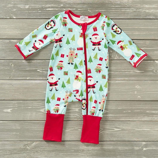 North Pole Treasures Infant Romper by Pete + Lucy