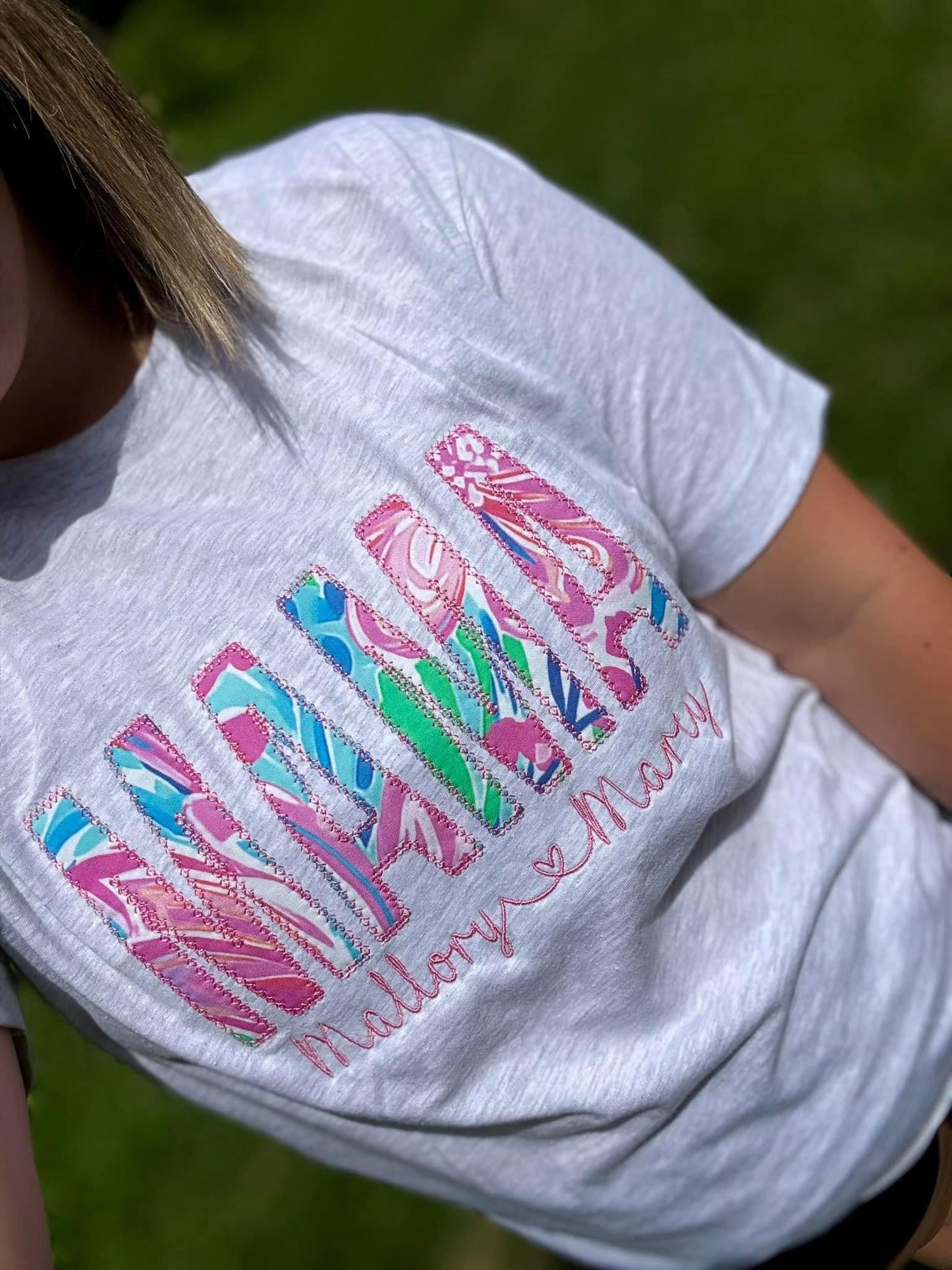 🩷 Embroidered Name Tee