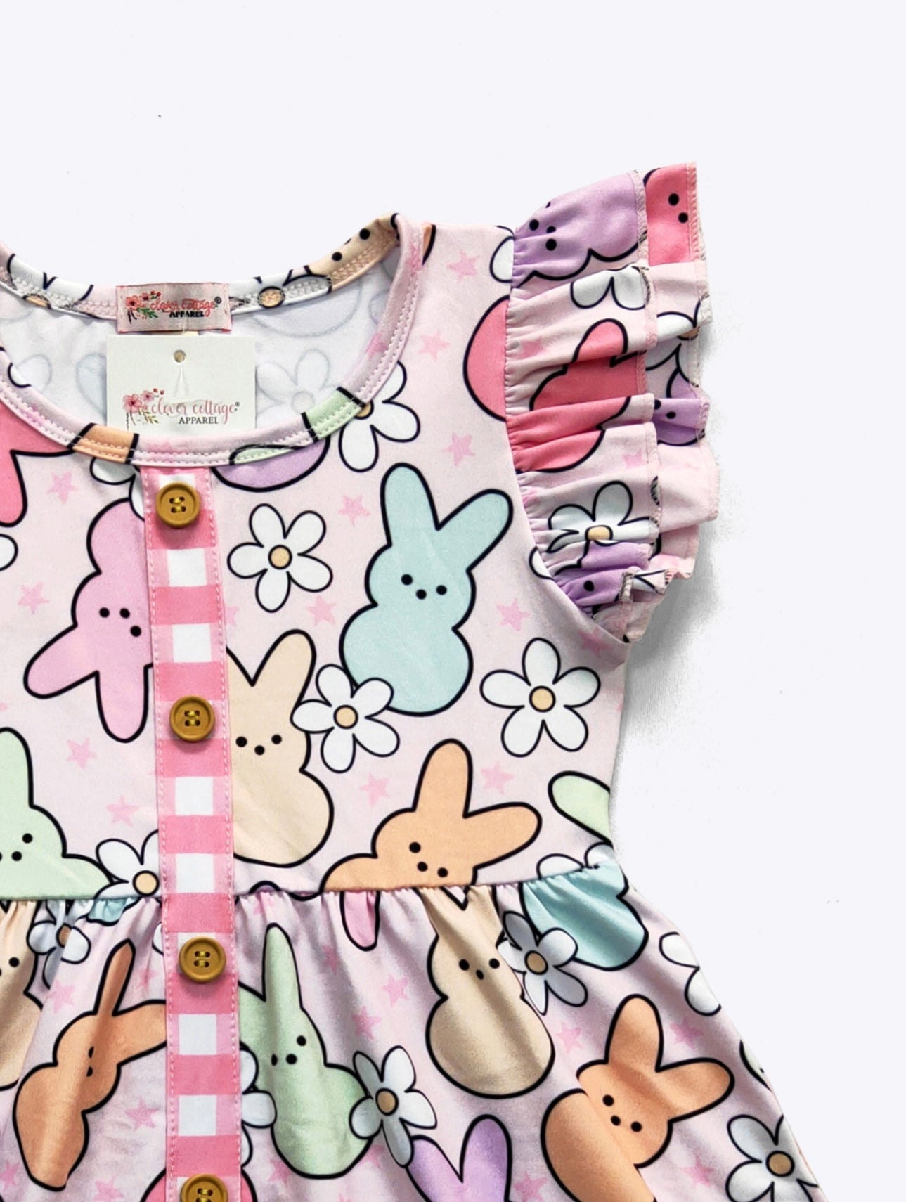 Cotton Candy Peeps Dress by Clover Cottage