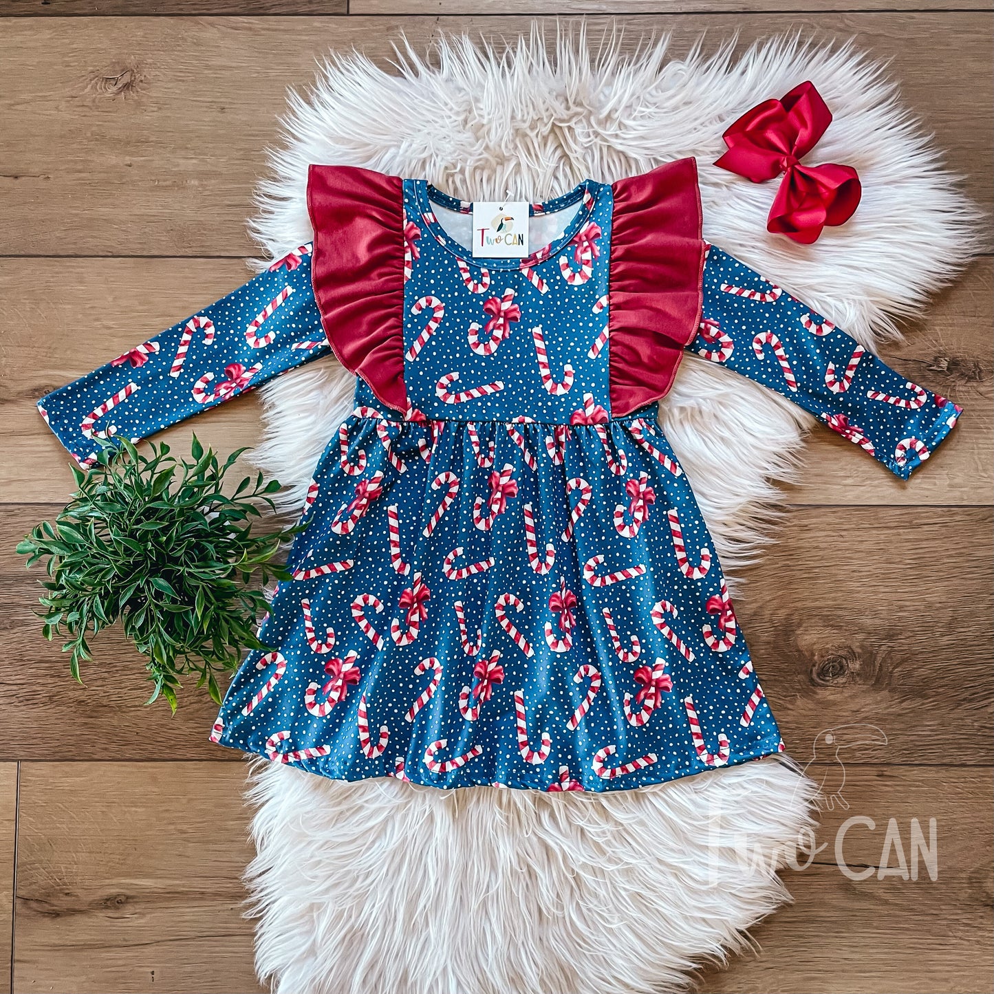 Candy Cane Dress by TwoCan