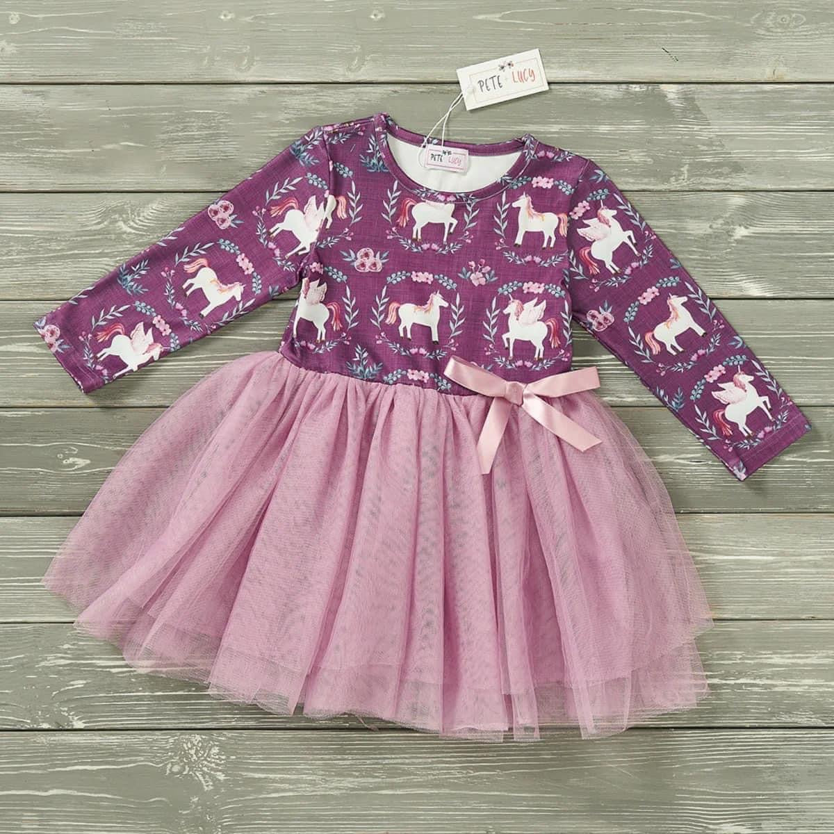 Unicorn Blossoms Tulle Dress by Pete + Lucy