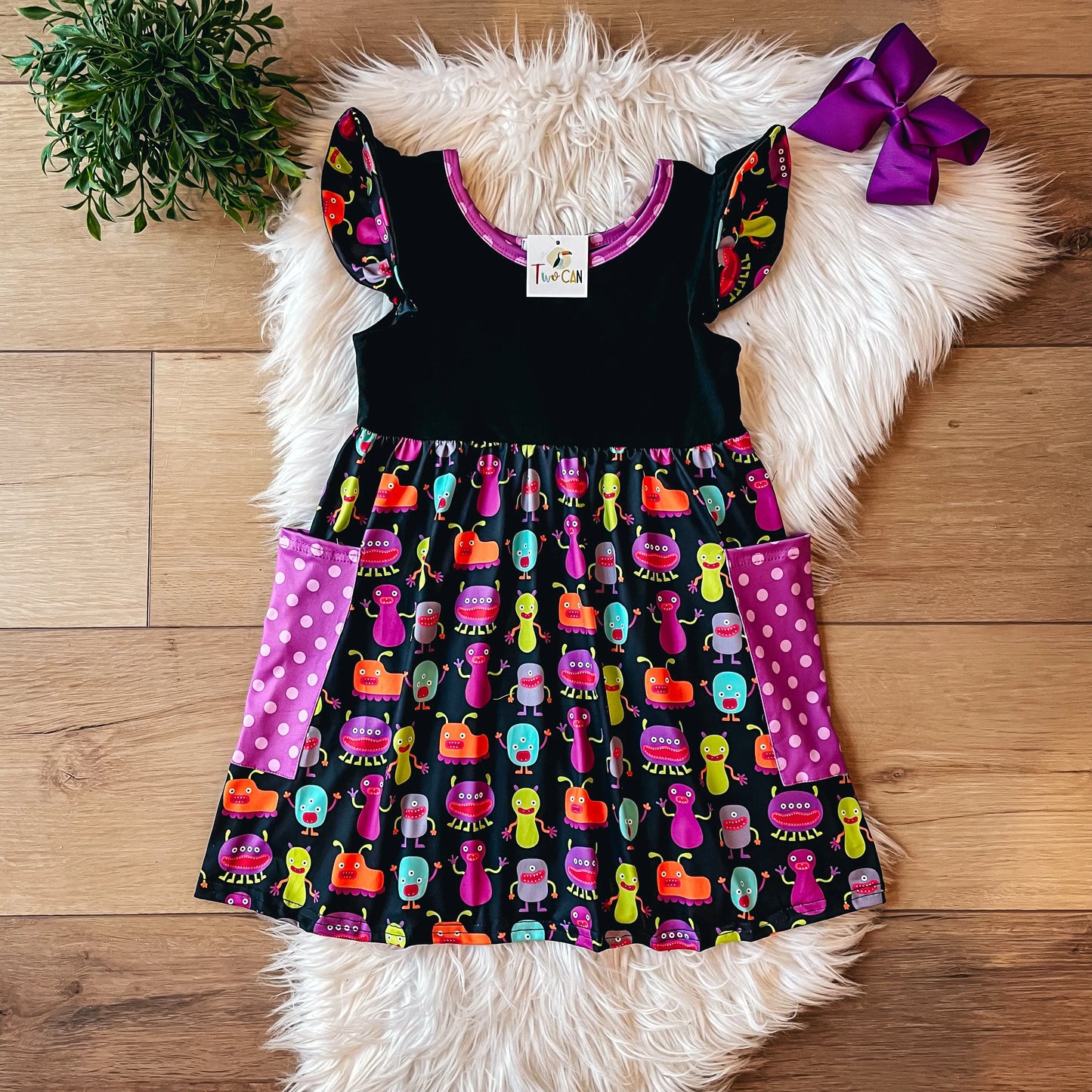 Pre-Order Cuddly Monsters Dress By TwoCan