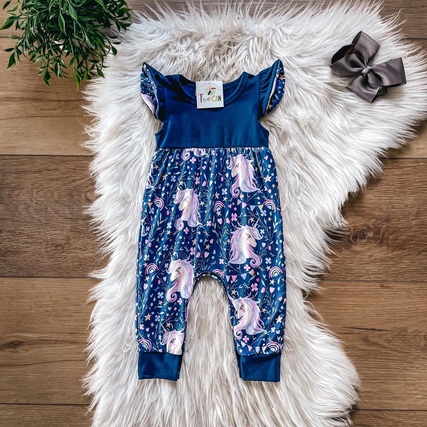 Magical Unicorn Infant Romper by TwoCan
