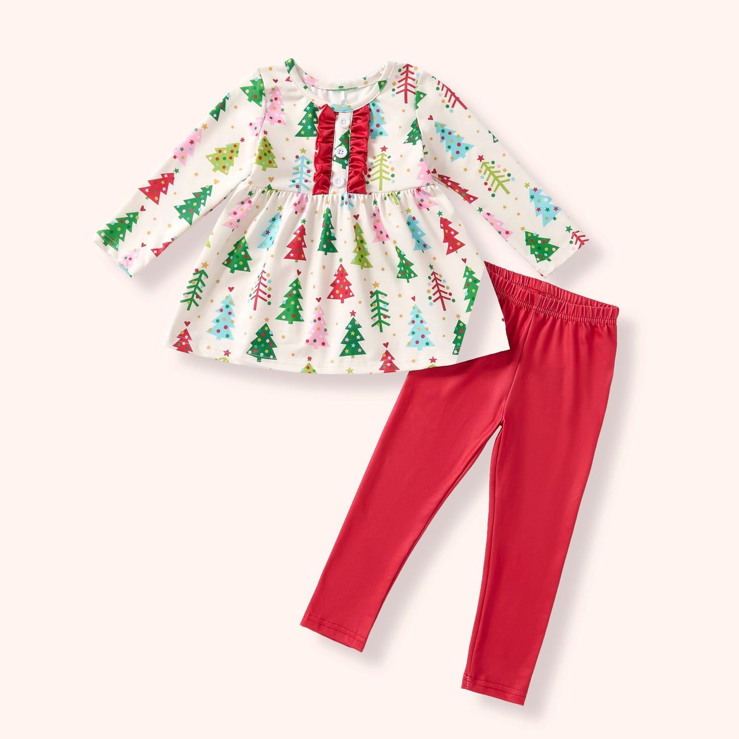 Christmas Tree Splendor Pants Set By Pete + Lucy