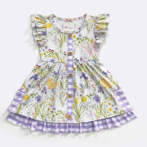 Iris Easter Garden Dress by Clover Cottage