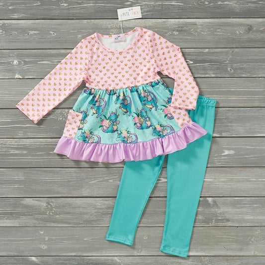 Dragon’s Bouquet Pants Set by Pete + Lucy