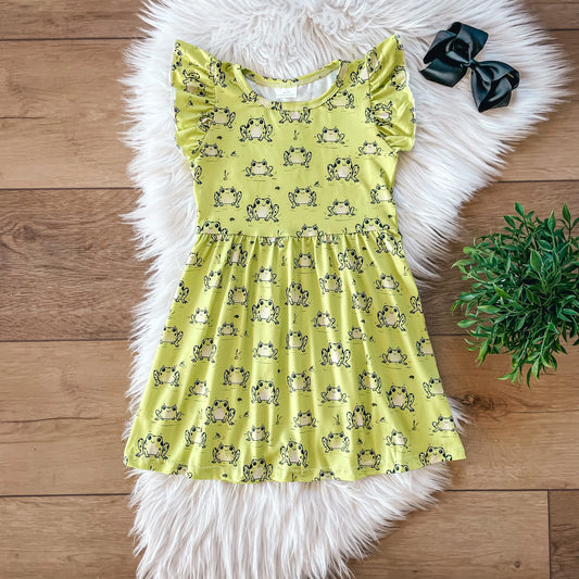 Ribbit Dress by Wellington Design Co.