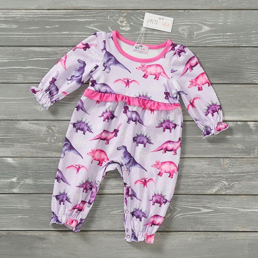 Snowy Dino Infant Romper by Pete + Lucy