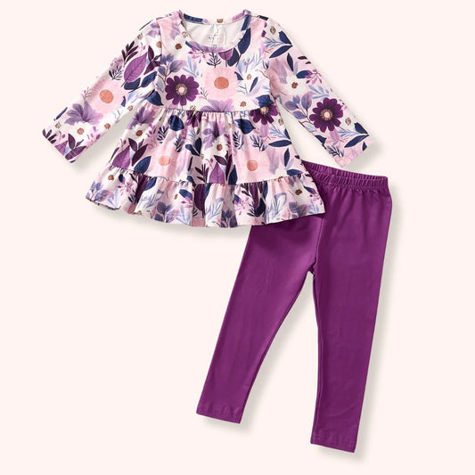 Jeweled Petals Pants Set By Pete + Lucy