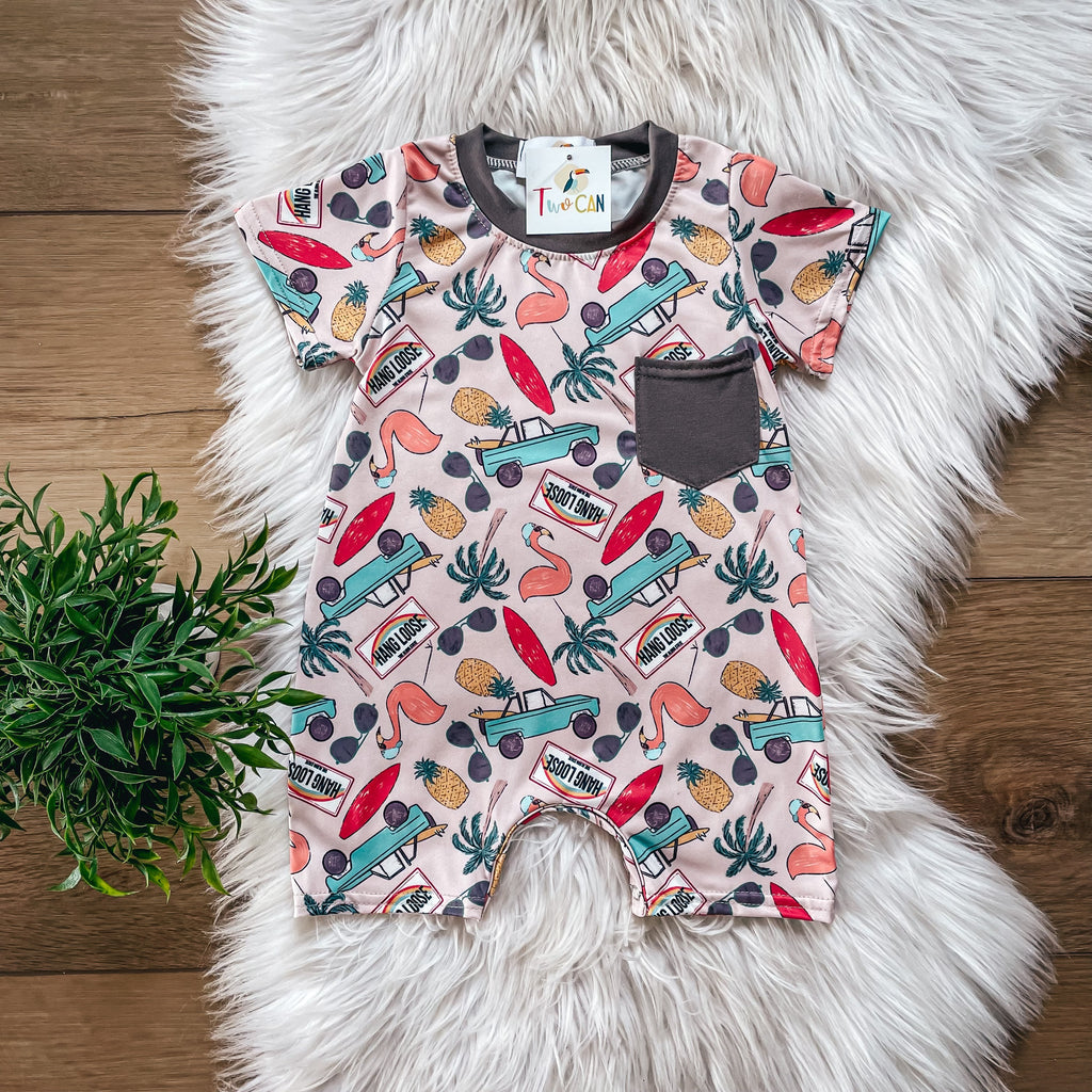 Hang Loose Infant Romper by TwoCan