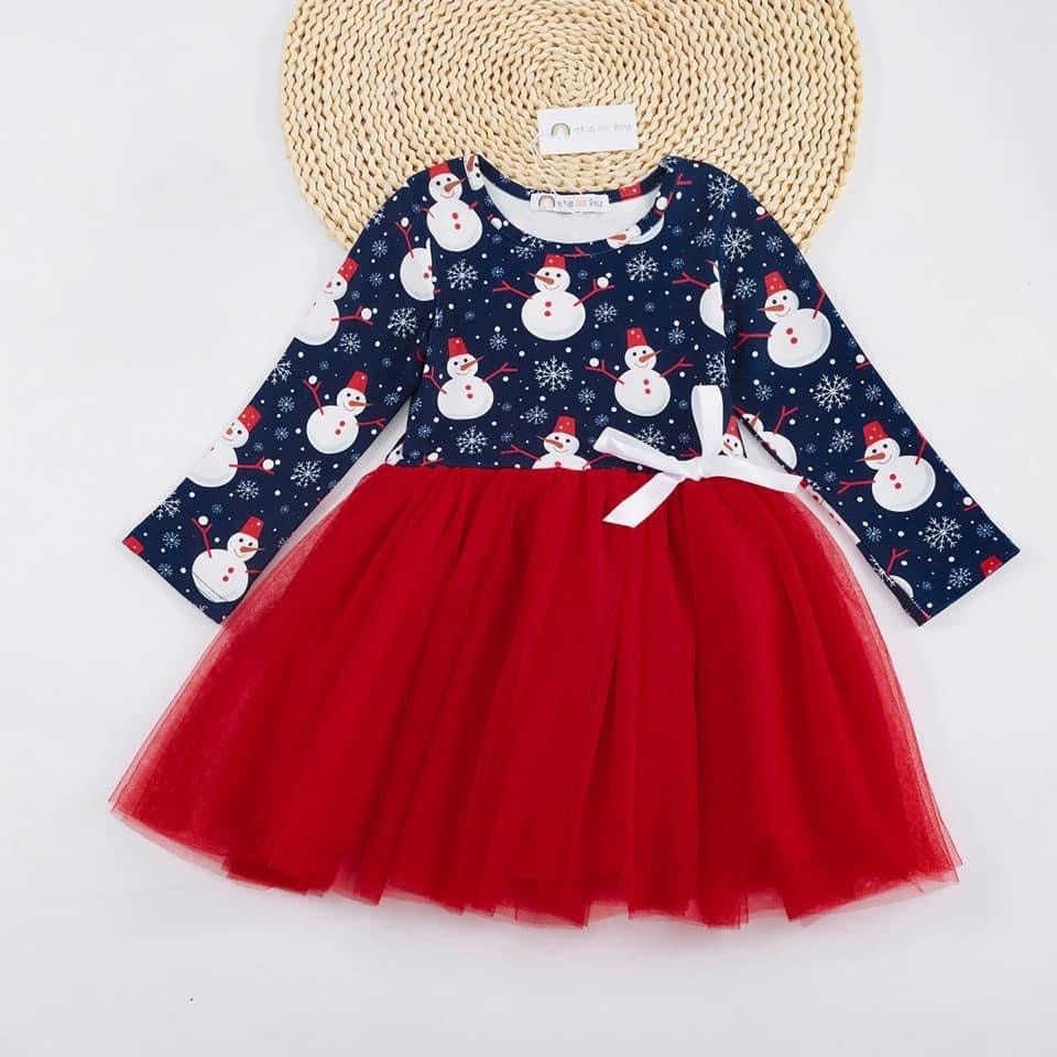 Pre-Order Frosty Friends Tulle Dress by Okie & Lou