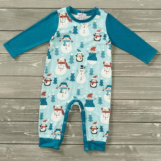 Pre-Order Frosty Friends Infant Romper by Pete + Lucy