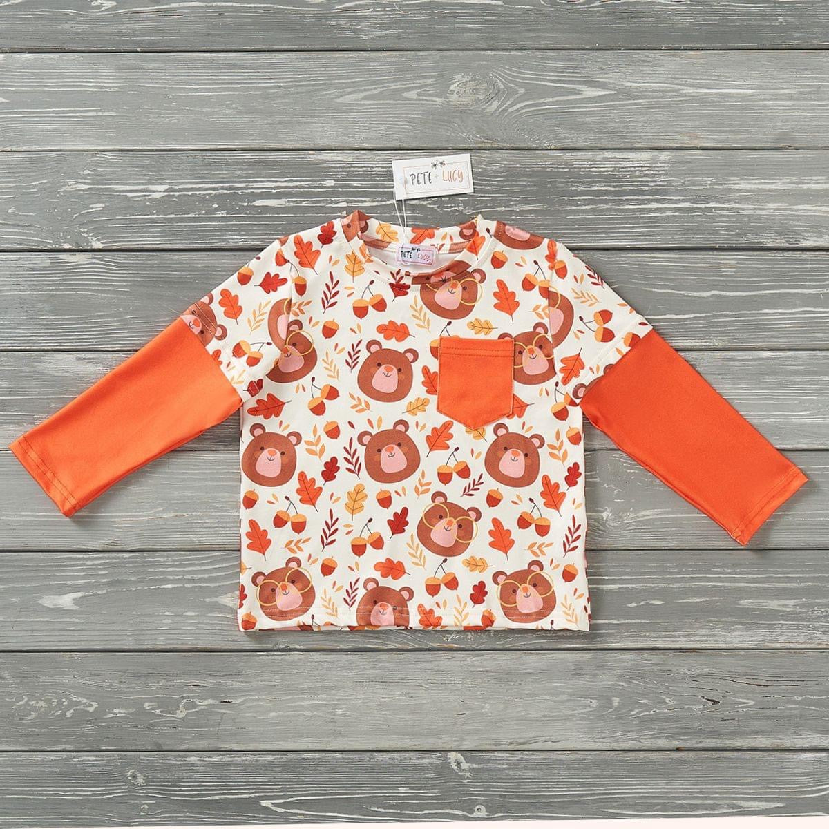 Cozy Cubs Pocket Tee by Pete + Lucy
