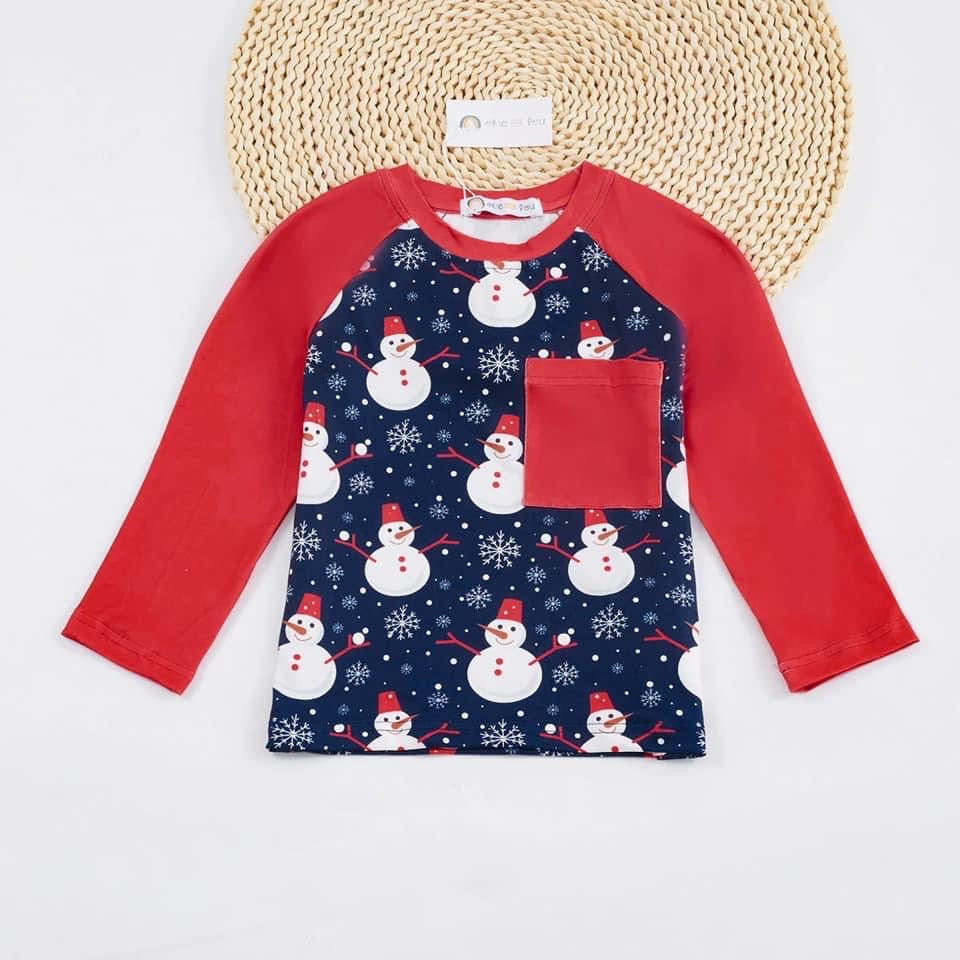 Pre-Order Frosty Friends Boys Tee by Okie & Lou