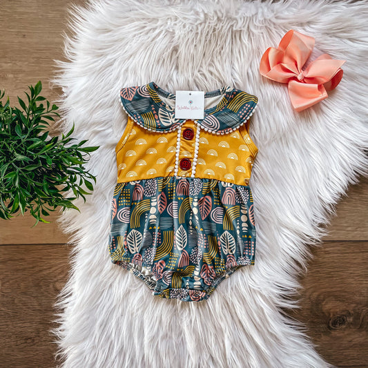 Summer Boho Infant Romper by Wellie Kate