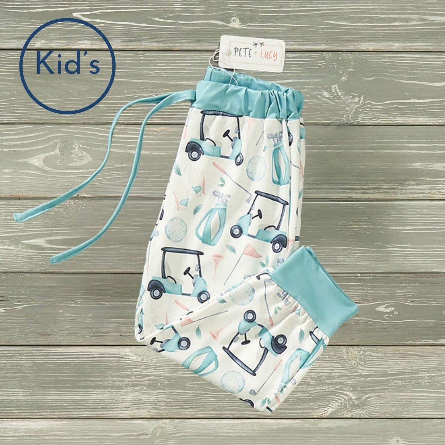 Hole In One Kids Lounge Pants By Pete + Lucy
