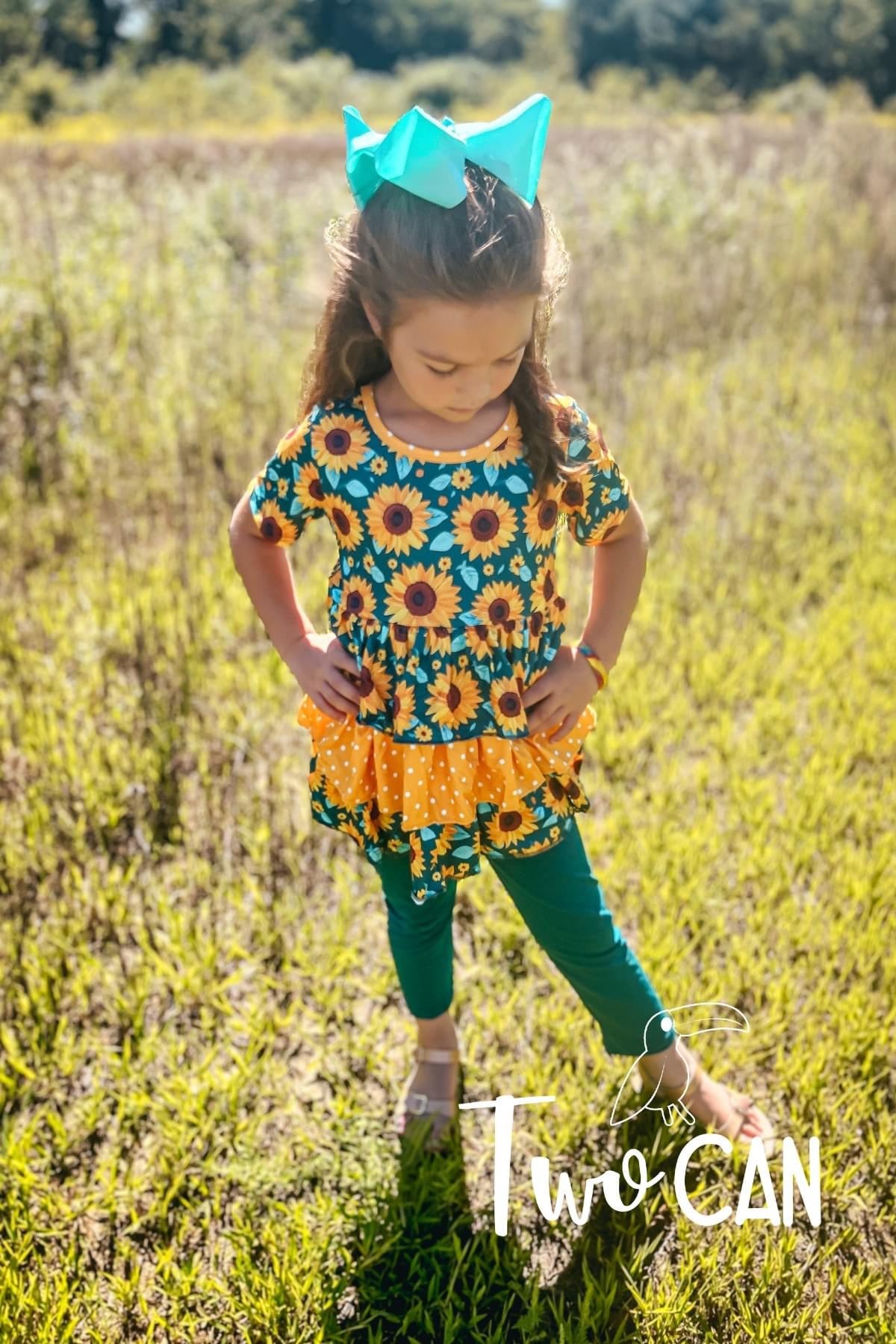 Sunny Flowers Pants Set by TwoCan