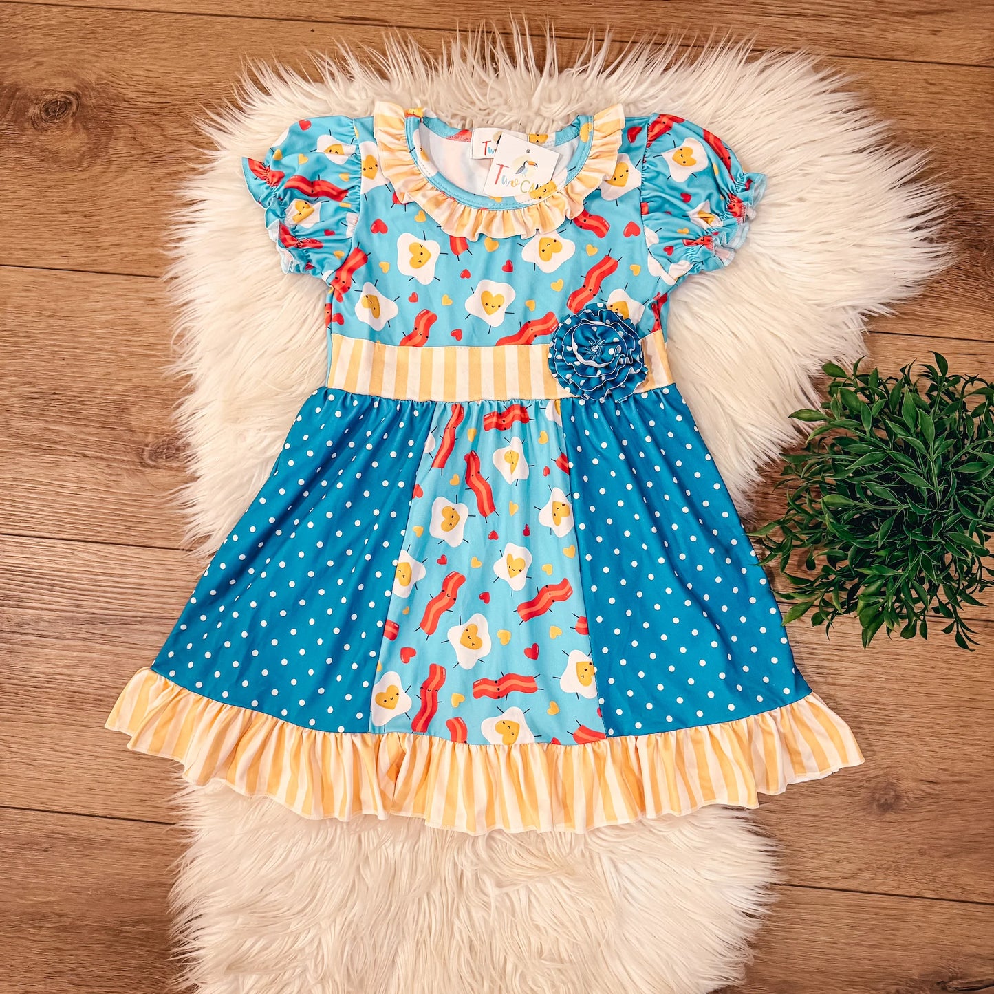 Eggs & Bacon Dress By TwoCan