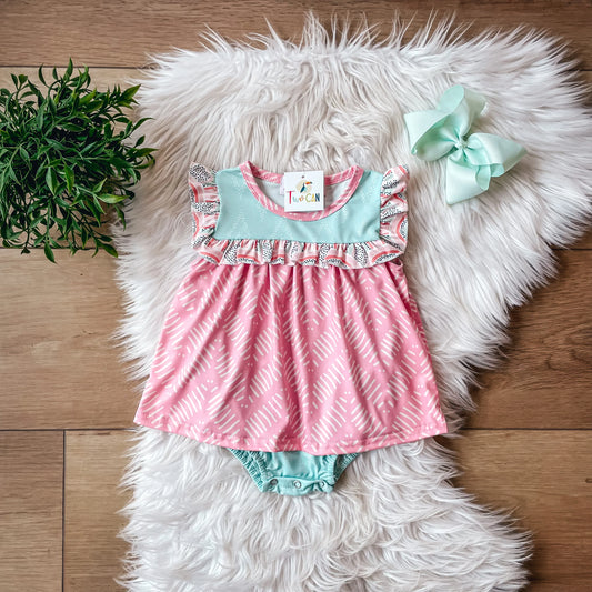 Pre-Order Pink Boho Infant Onesie by TwoCan