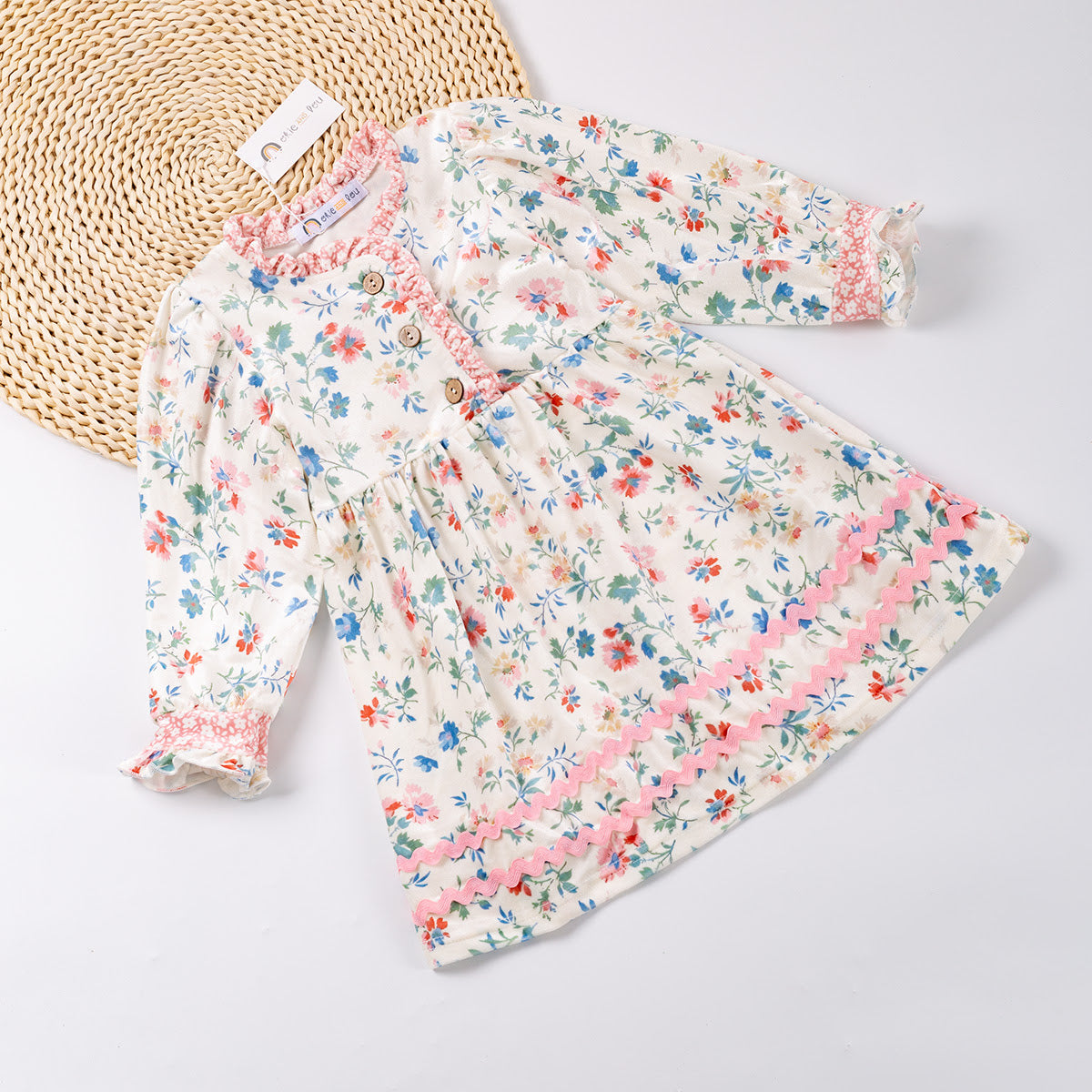 Frilly Blooms Dress by Okie & Lou