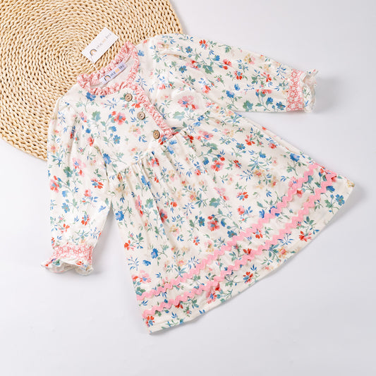 Frilly Blooms Dress by Okie & Lou