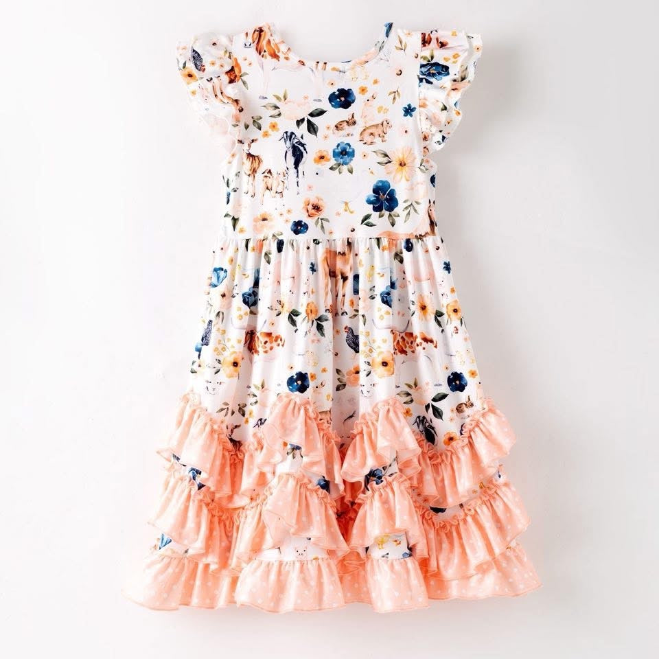 Blooming Farm Maxi Dress By Clover Cottage