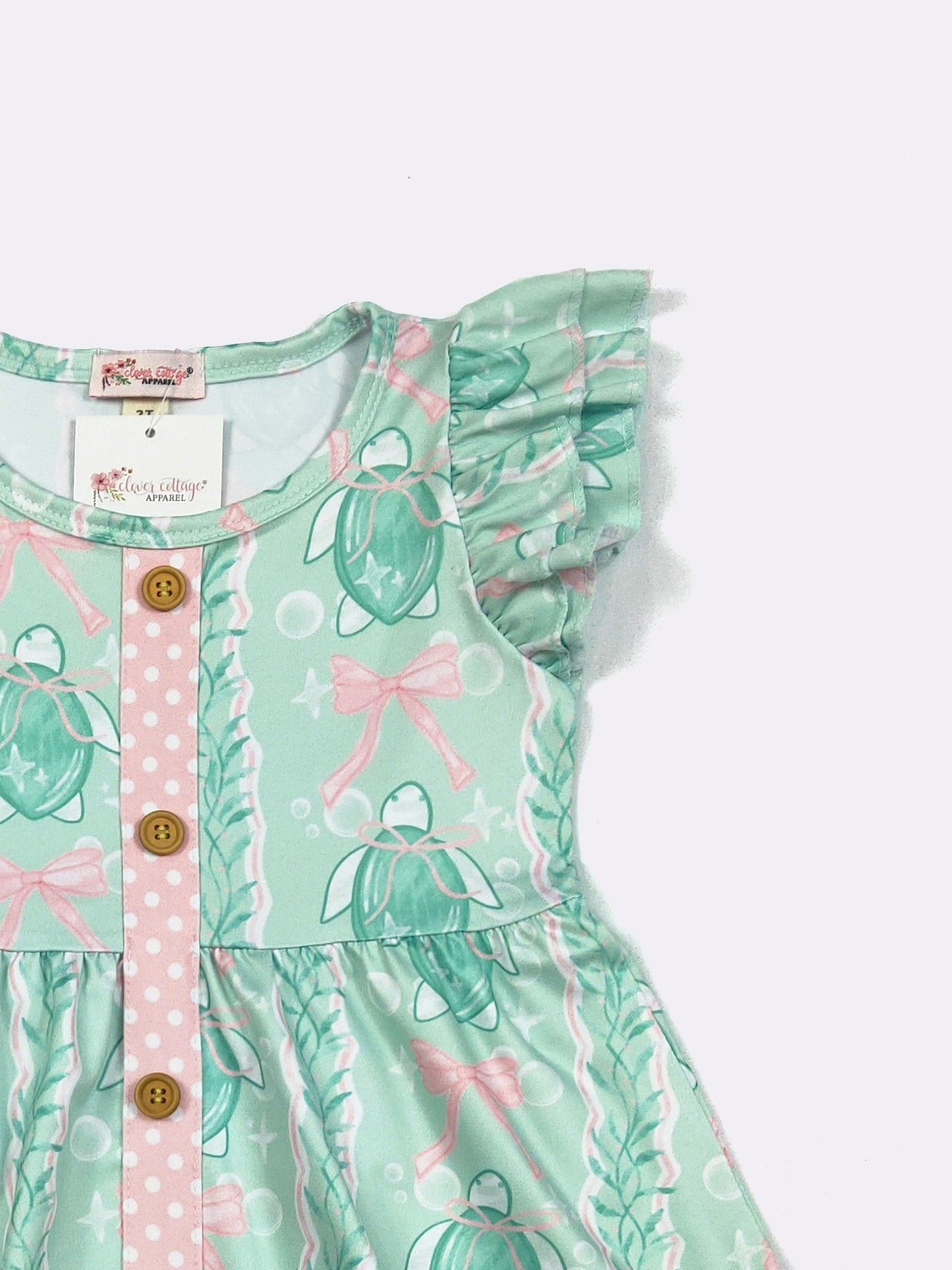 Turtle Cove Dress By Clover Cottage