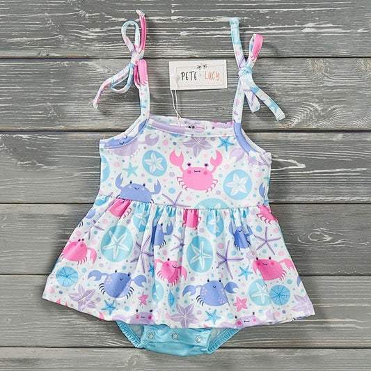 In The Tide Pool Infant Romper by Pete + Lucy