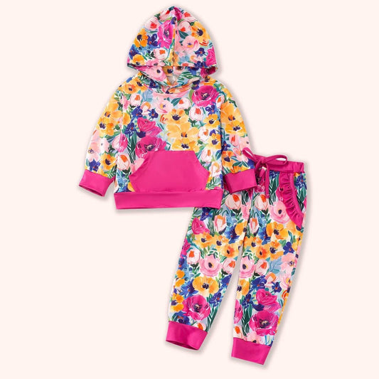Bloom Bright Jogger Set By Pete + Lucy