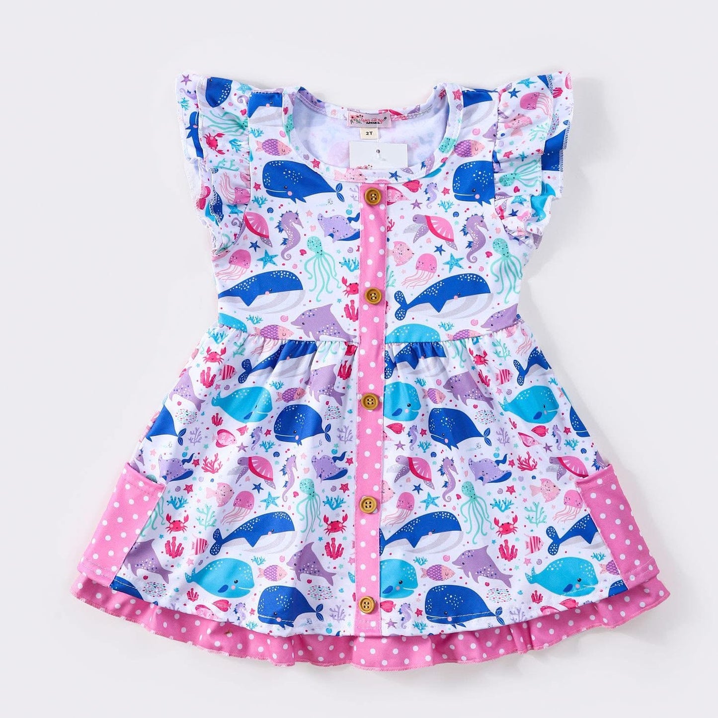 Ocean Tales Dress By Clover Cottage