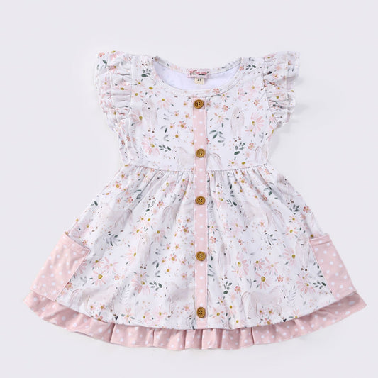 Horse Petal Dress By Clover Cottage